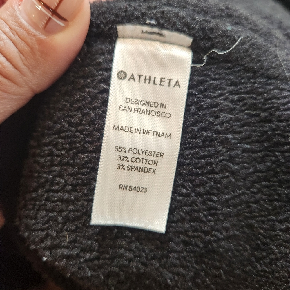 ATHLETA Cozy Karma Wrap Cardigan Sweater Jacket Size Medium - Picture 5 of 7